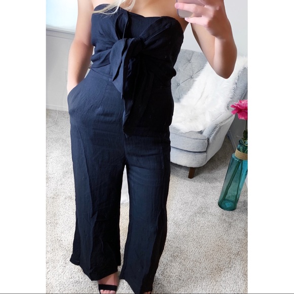 💕ONE LEFT💕 Alyssa Strapless Jumpsuit - Picture 2 of 7